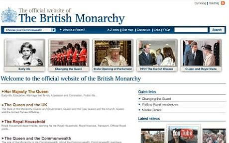 英國女王官網(wǎng)改版接軌社會(huì)