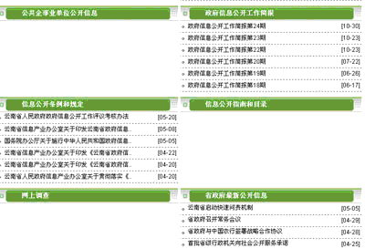 云南政府信息公開網(wǎng)站“唱雙簧” 疑似遭遇山寨版