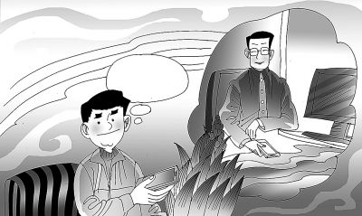 有了法院的微信、微博服務(wù)平臺(tái)，我們方便多了！ 漫畫(huà)/王偉賓