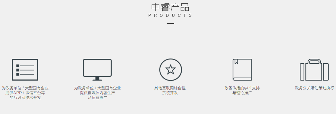 中睿政和的產(chǎn)品 中睿政和的產(chǎn)品