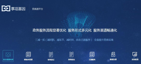 營(yíng)商通主界面