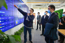 成都市蒲江縣縣委領(lǐng) 導(dǎo)一行蒞臨辰頤物語考察交流