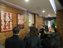 國(guó)臺(tái)辦一行蒞臨北京歡樂逗文化，制片人段雨晴等陪同參觀