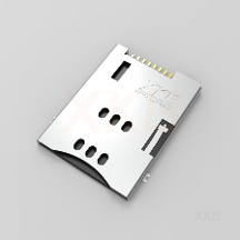 探索星坤連接器XKSIM-047卡座連接器 